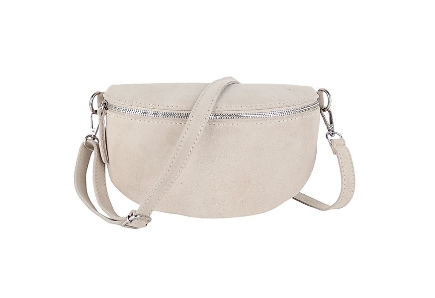 MIRROSI Bauchtasche Damen, Veloursleder, Made in Italy,Umhängetasche, Brust günstig online kaufen