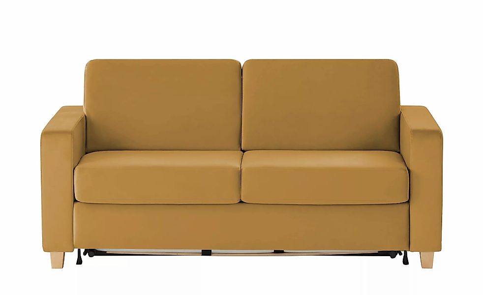 nehl Schlafsofa  Boston Deluxe ¦ gelb ¦ Maße (cm): B: 199 H: 91 T: 103.0 Po günstig online kaufen