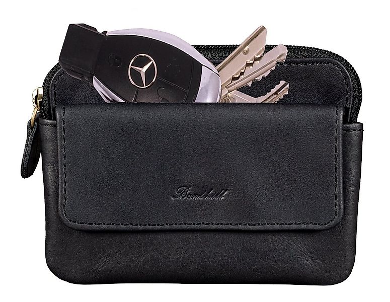 Benthill Schlüsseltasche Echt-Leder Schlüsseletui mit Kartenfach - Münzbörs günstig online kaufen