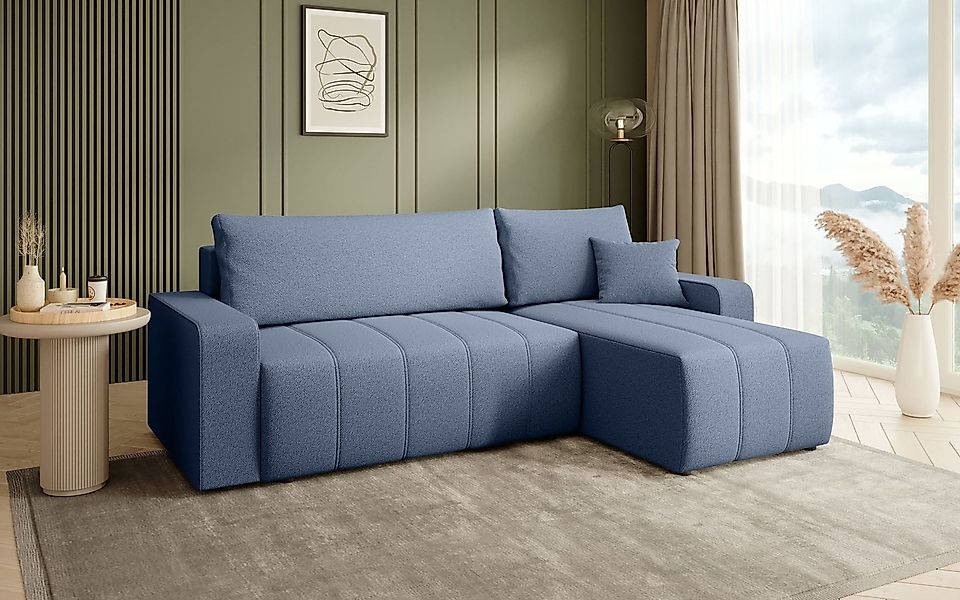 Beautysofa Ecksofa MORI, universelle Seite, mit günstig online kaufen