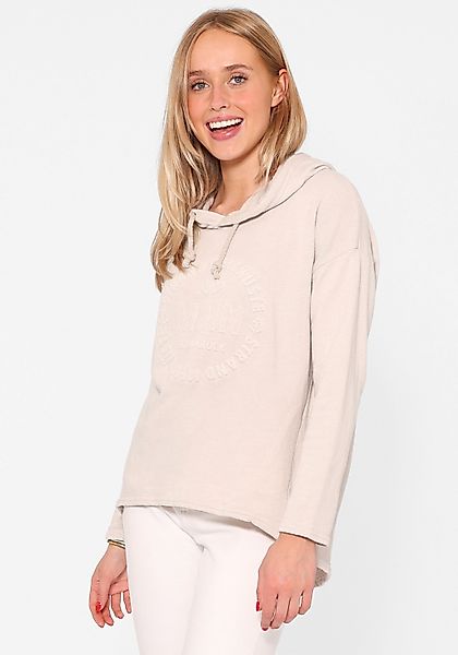 Zwillingsherz Hoodie ""Moin"", mit Kapuze und Stempeldruck günstig online kaufen