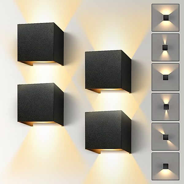 Simloveve LED Wandleuchte Wandleuchte 12W LED günstig online kaufen