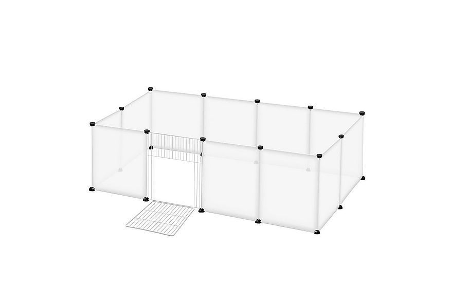 FIVMEN Freigehege Freilaufgehege aus Kunststoff Kleintierauslauf Innengeheg günstig online kaufen