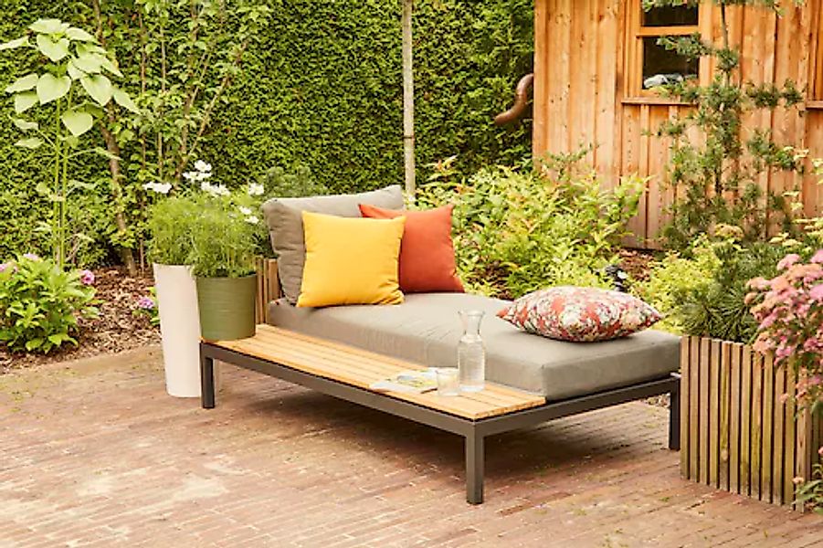 Siena Garden Gartenlounge-Set »Alvida« Set, 8 Stk. tlg. bestehend aus 2 Lie günstig online kaufen
