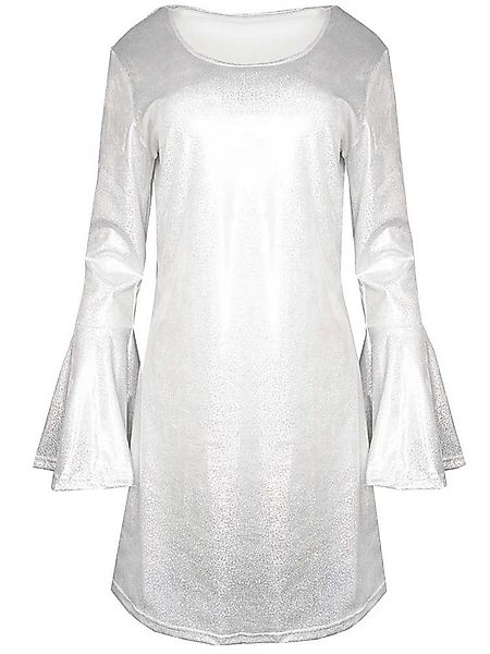 Orlob Kostüm Kleid Space 70er Disco weiß/silber günstig online kaufen