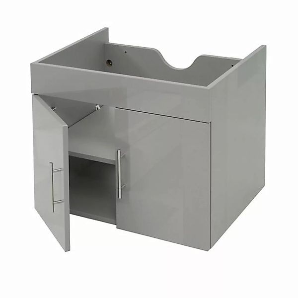 MCW Waschbeckenunterschrank MCW-D16-WU (1-St) Hochglanz-Optik, 2 Türen, Ein günstig online kaufen