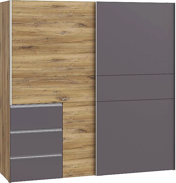 FORTE Schwebetürenschrank "Winn, Schiebetürenschrank mit 3 Schubladen, Made günstig online kaufen