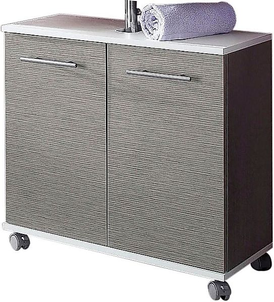 welltime Waschbeckenunterschrank Emmi, Breite 59 cm Siphonausschnitt, Metal günstig online kaufen