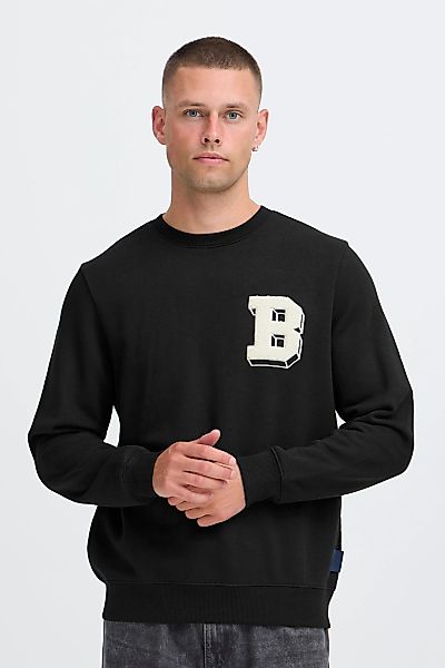 Blend Rundhalspullover "BHBade" Lässiger Sweatpullover mit Stickerei günstig online kaufen