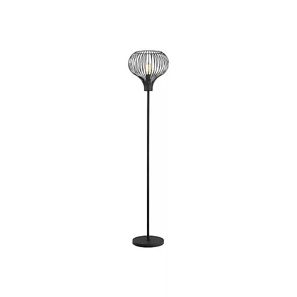 Stehlampe Aglio, Höhe 180 cm, schwarz, Metall günstig online kaufen