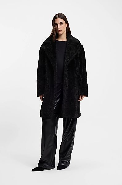 BOSS ORANGE Kurzmantel "Catedy Premium Damenmode", aus softem Teddy, Relaxe günstig online kaufen