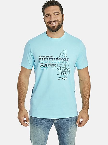 Jan Vanderstorm T-Shirt EILI mit Norwegen-Print günstig online kaufen