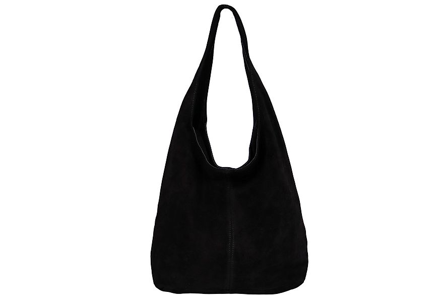 MIRROSI Beuteltasche aus Wildleder, Made in Italy, Shopper Tasche günstig online kaufen