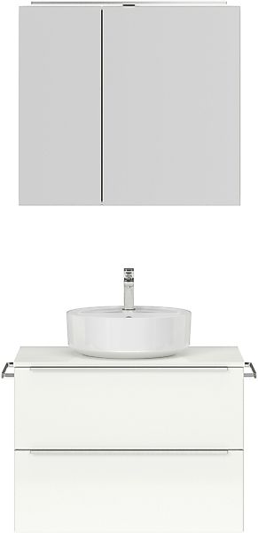 nobilia Badmöbel-Set "Alvene" vormontiert, mit Soft-Close, 2 Stk. tlg. günstig online kaufen