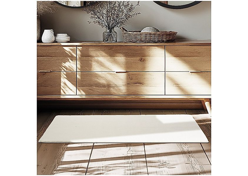 tectake Teppich Kurzflorteppich mit flauschiger Oberfläche, allergikerfreun günstig online kaufen