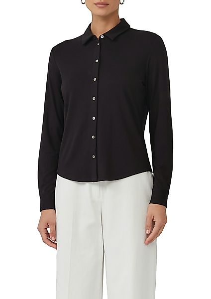s.Oliver BLACK LABEL Hemdbluse, mit Perlmuttknöpfen günstig online kaufen
