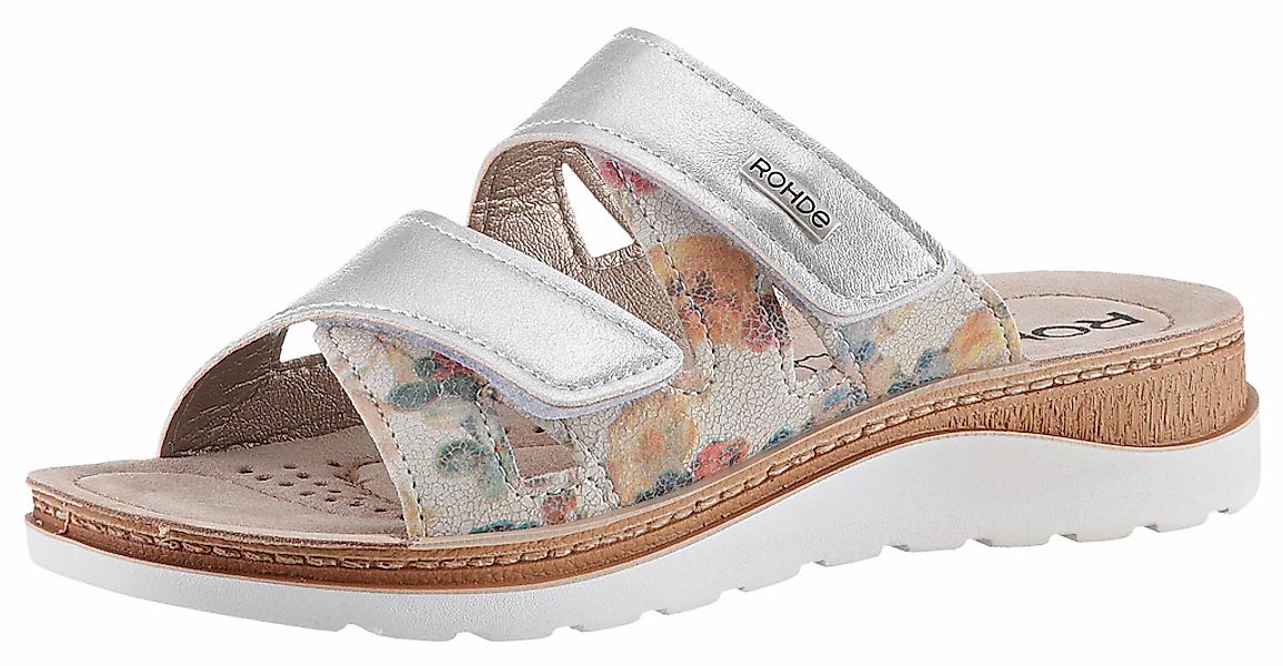 Rohde Baviera Pantolette, Keilabsatz, Sommerschuh, Schlappen günstig online kaufen