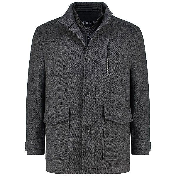 Lerros Jacke aus Wollmischung Farbe grau Größe: 3XL günstig online kaufen