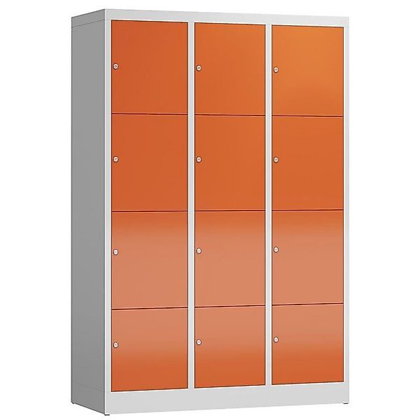 Steelboxx Fächerschrank Schließfachschrank 12 Fächer Spindschrank (1-St) ko günstig online kaufen
