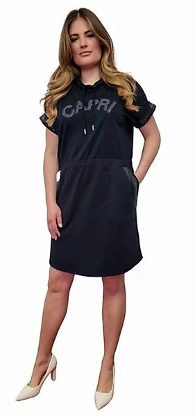 Estefania for woman Shirtkleid Knielanges Kleid "Capri" mit Tunnelzug günstig online kaufen