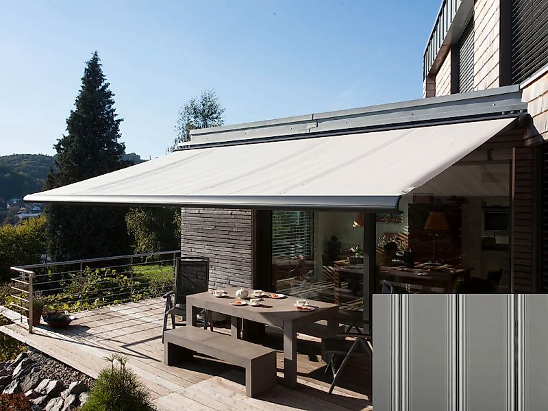 Wismar Kassettenmarkise "Classic S-Compact" Breite: 550 cm, Ausfall: 250 cm günstig online kaufen