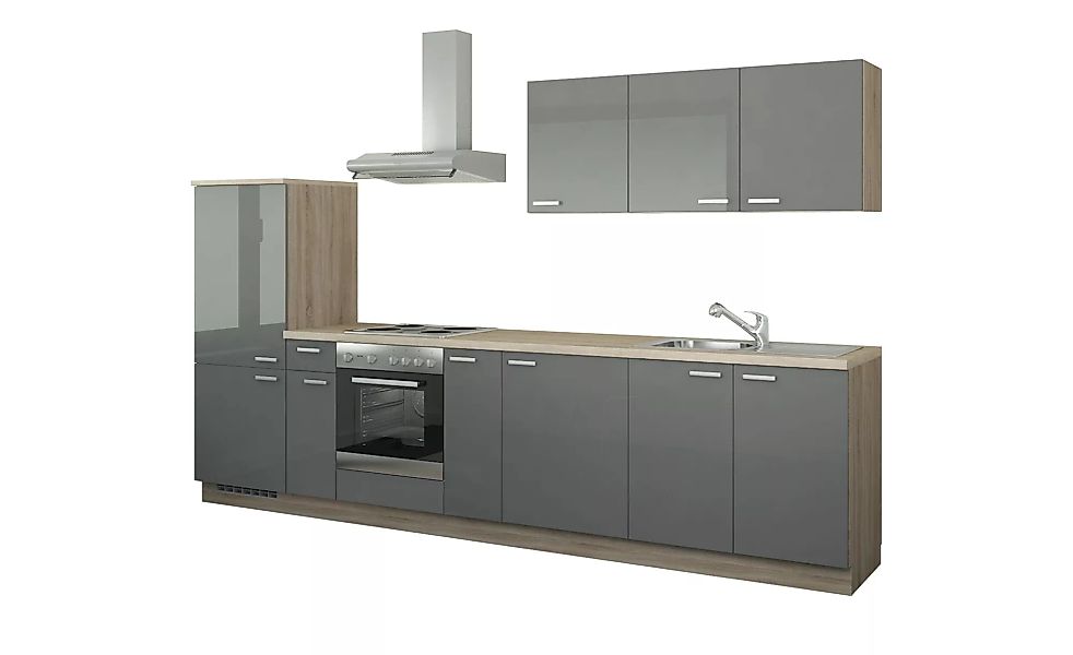 Küchenzeile mit Elektrogeräten - 330 cm - Küchen > Küchenblöcke mit E-Gerät günstig online kaufen