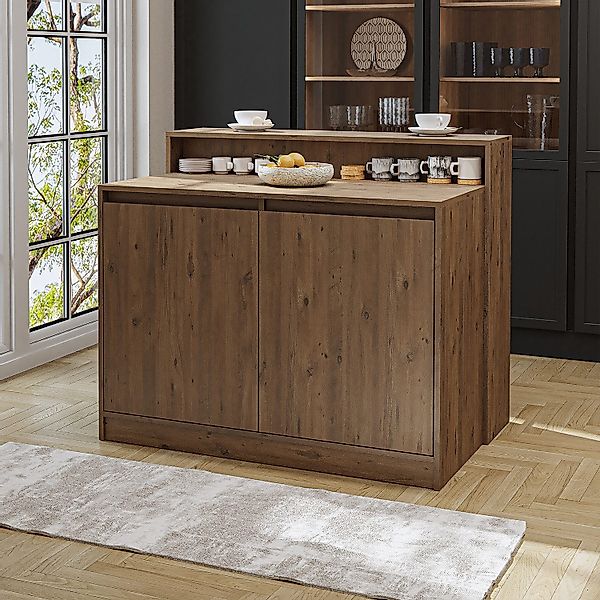 Roomart Kücheninsel CORTADO, (Bartisch, Küchentish), •Weiß günstig online kaufen