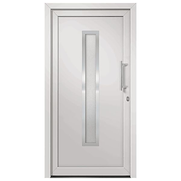 vidaXL Haustür Haustür Weiß 108x208 cm günstig online kaufen