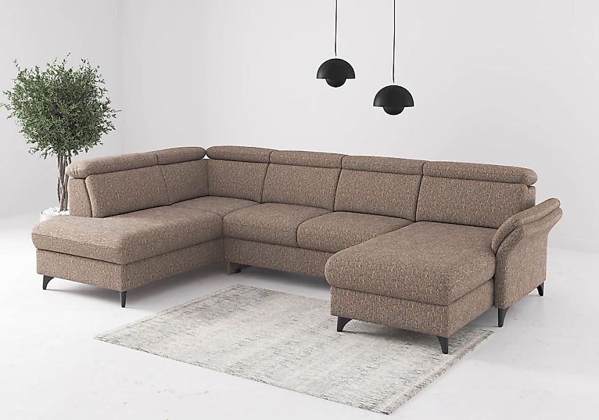 sit&more Wohnlandschaft "Glendale, U-Form" inkl. Kopfteilverstellung,wahlwe günstig online kaufen
