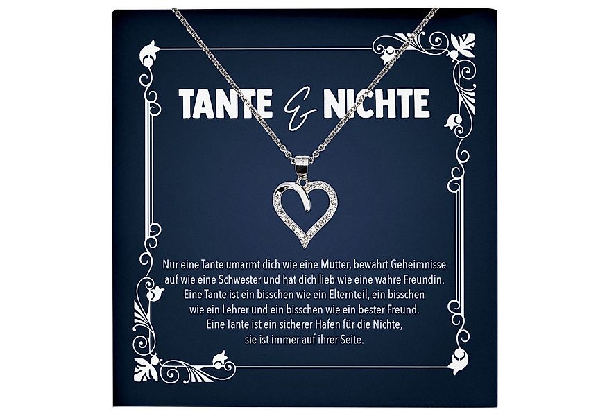 22Feels Schmuckset Tante Geschenk von Nichte Frauen Schmuck Herz Halskette günstig online kaufen