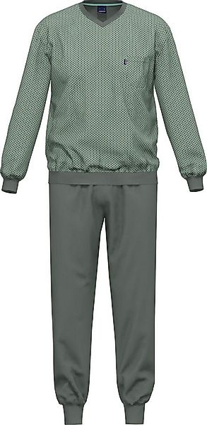 Ammann Pyjama Bio Herren-Schlafanzug Single-Jersey gemustert günstig online kaufen