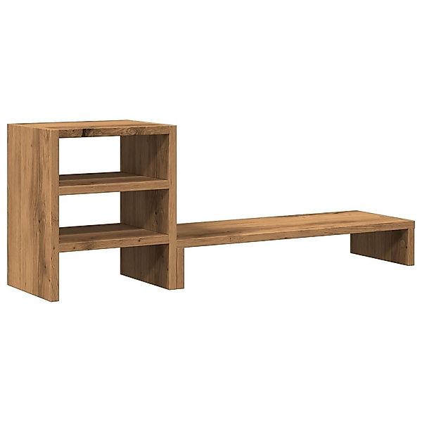 vidaXL Computertisch Monitorständer mit Schreibtisch-Organizer Artisan-Eich günstig online kaufen