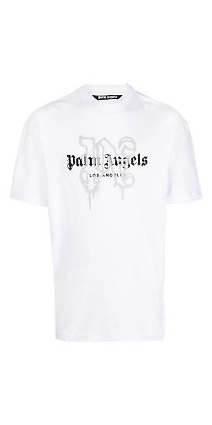 PALM ANGELS Print-Shirt Palm Angels Los Angeles Monogram Print T-Shirt Weiß günstig online kaufen