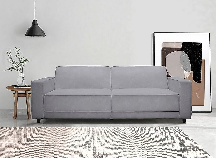 Dorel Home 3-Sitzer ALLIE Schlafsofa 225 cm, Bett-Funktion (108/190cm), tre günstig online kaufen