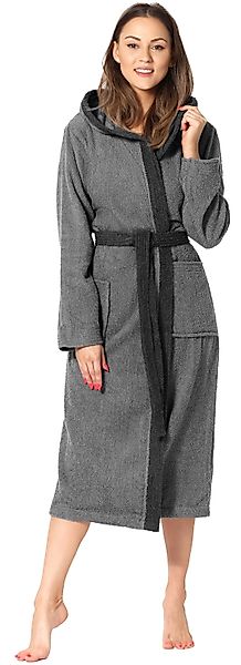 Ladeheid Bademantel Damen Frottee Bademantel aus günstig online kaufen