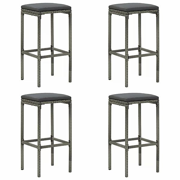 vidaXL Barhocker Barhocker mit Kissen 4 günstig online kaufen