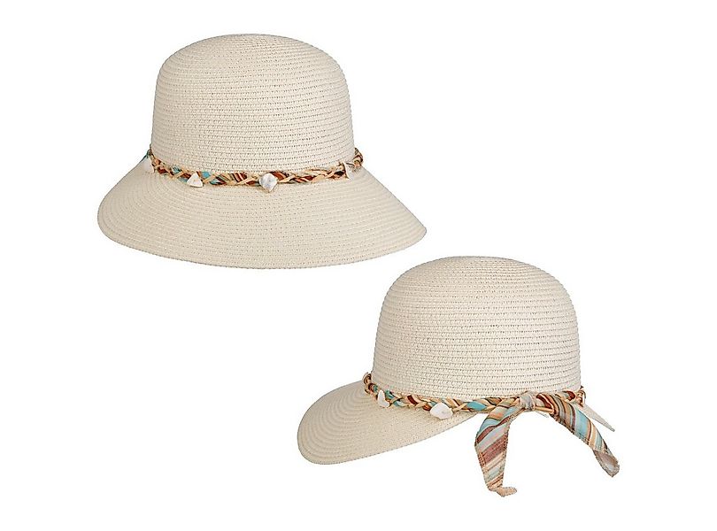 Lipodo Sonnenhut (1-St) Strohhut mit Schirm günstig online kaufen