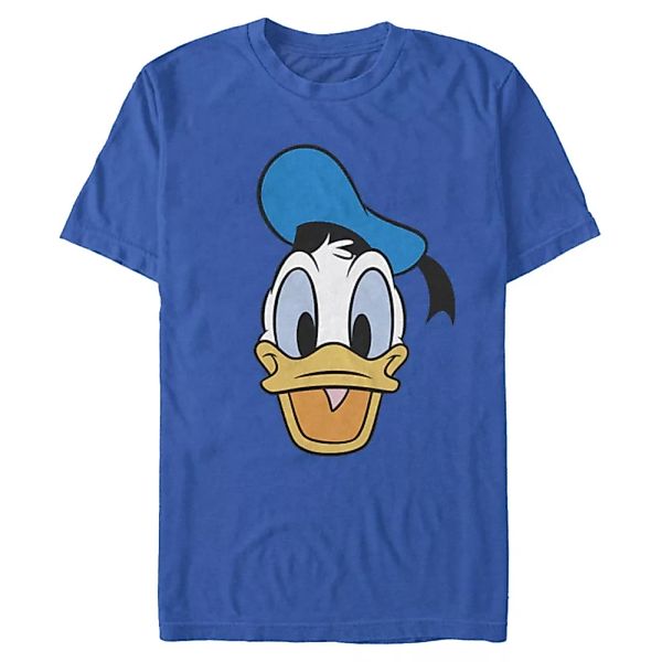 Disney - Micky Maus - Donald Duck Big Face Donald - Männer T-Shirt günstig online kaufen