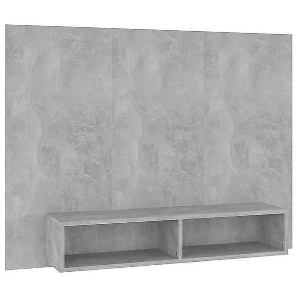 furnicato TV-Schrank TV-Wandschrank Betongrau 120x23,5x90 cm Holzwerkstoff günstig online kaufen