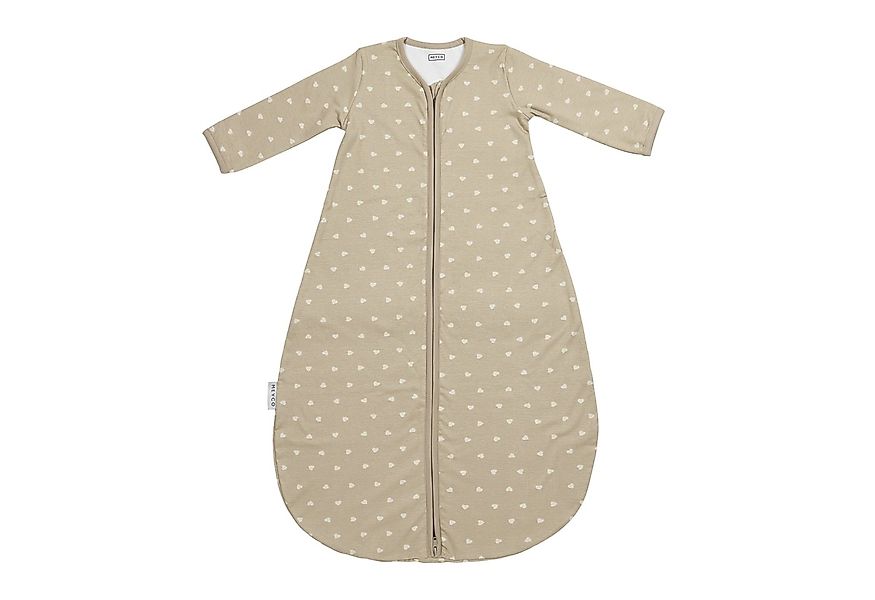 Meyco Baby Babyschlafsack Sweet Heart Sand/Soft Sand (1 tlg., 70cm), 70cm günstig online kaufen