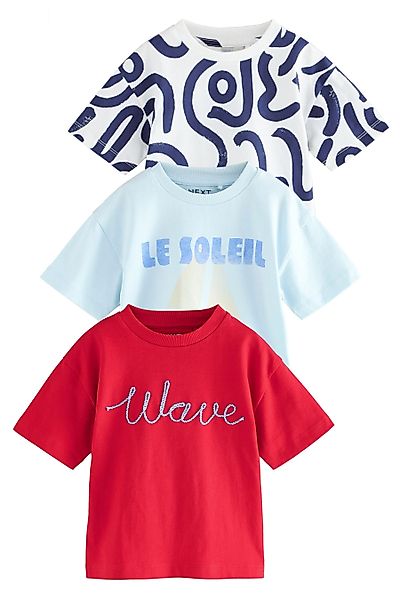 Next T-Shirt Kurzarm-T-Shirts aus 100 % Baumwolle, günstig online kaufen