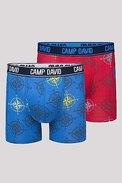CAMP DAVID Boxershorts "Set:" 2 Stk. mit All Over Print günstig online kaufen