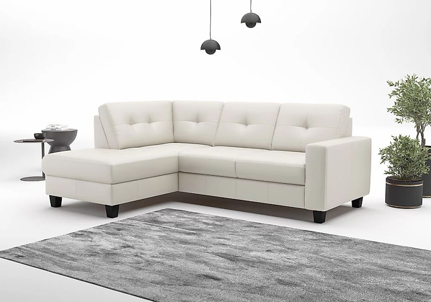 Home affaire Ecksofa "Varese" wahlweise mit Bettfunktion und Bettkasten günstig online kaufen