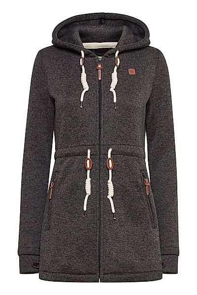 OXMO Strickfleecejacke "Strickfleecejacke OXThora", mit Kapuze günstig online kaufen