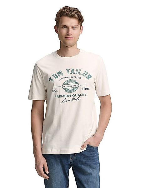 TOM TAILOR T-Shirt mit großem Logofrontprint günstig online kaufen