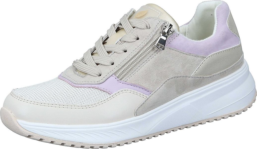 Waldläufer Schnürer Schnürschuh aus Velours/Mesh günstig online kaufen