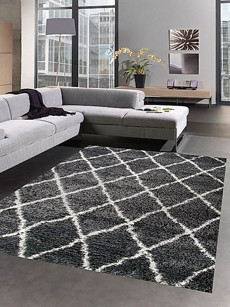 Carpetia Hochflor-Teppich Shaggy Teppich Wohnzimmerteppich Hochflor Langflo günstig online kaufen