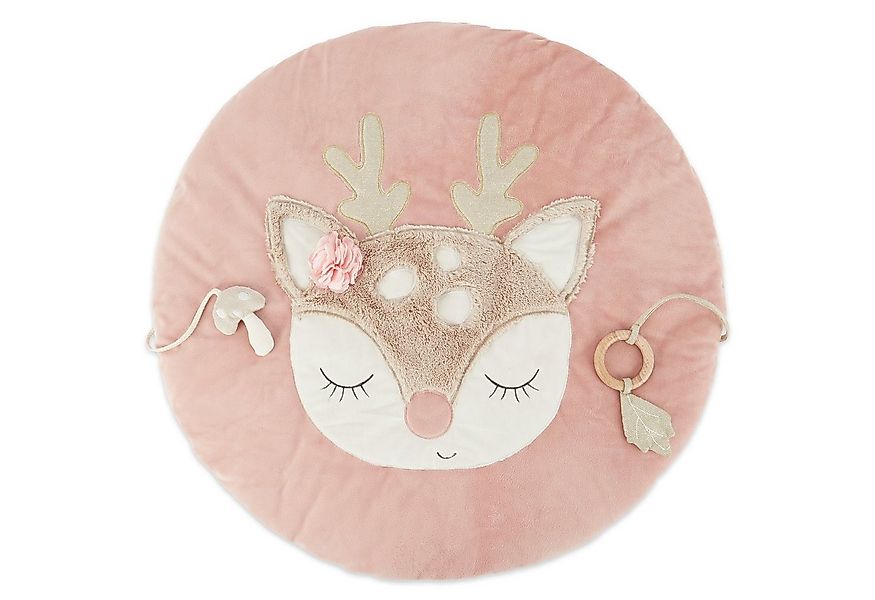 Krabbeldecke Bieco Baby Krabbeldecke Ø 70 cm Reh Motiv Activity Decke, BIEC günstig online kaufen