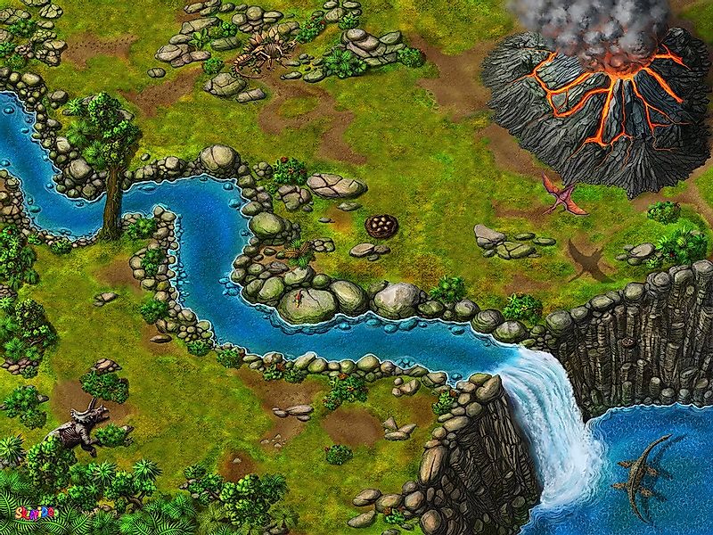 SkippiDoo Kinderteppich Spielteppich Dinoworld passt perfekt für Dinosaurie günstig online kaufen