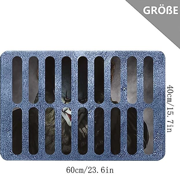 Coonoor Fußmatte Halloween deko Scary Clown günstig online kaufen